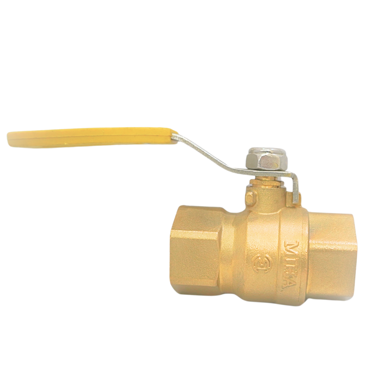 Van bi đồng gas tay gạt màu vàng MIHA-PN30